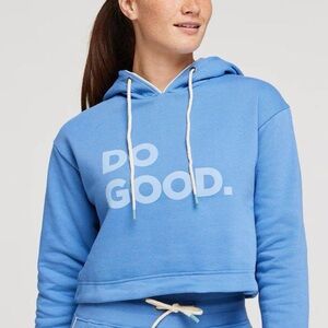 Cotopaxi Do Good Organic Cotton Crop Hoodie Size XS